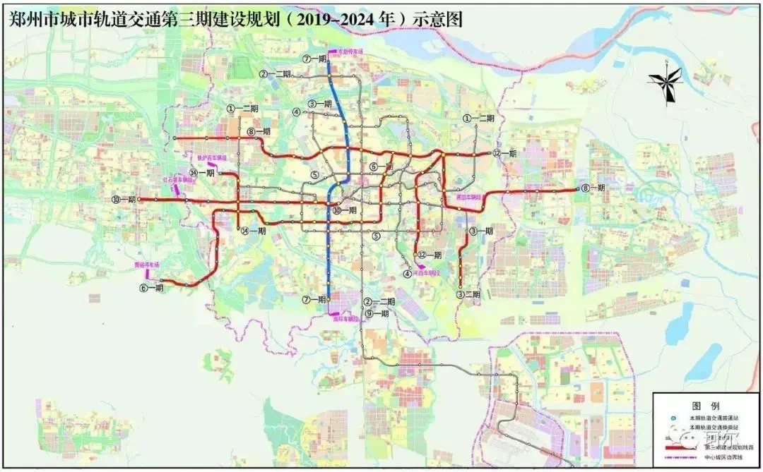 郑州地铁最新版路线图，城市脉络探索的新视角