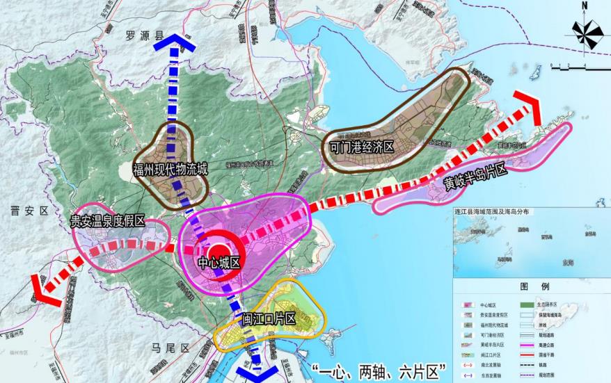 连江县最新版规划图，蓝图展现未来城市新貌