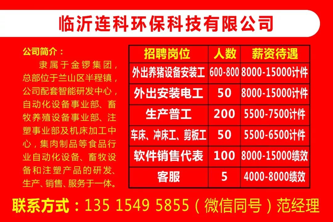 舝沂最新招聘信息全面解析