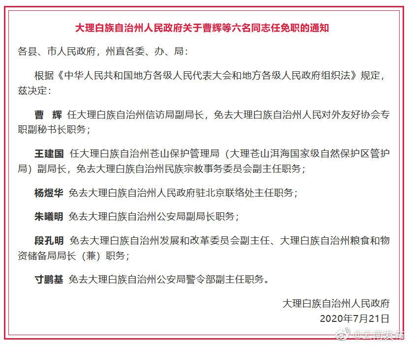 大理市审计局人事任命启动新篇章，推动审计事业发展再上新台阶